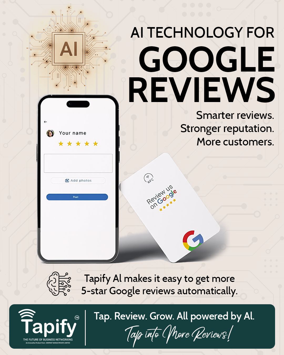 Google Review Stand